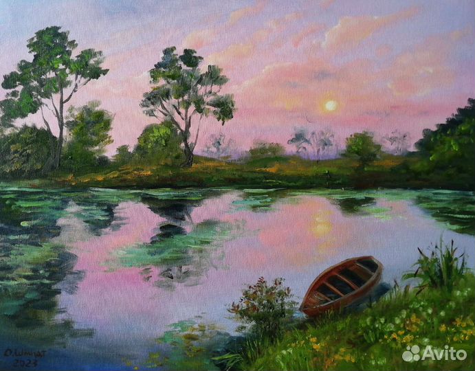 Летние пейзажи. Холст/подрамник/масло/лак