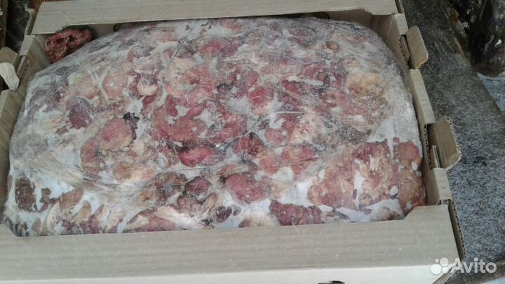 Обрезь мясная говяжья для собак