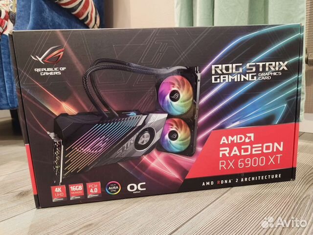 Republic of gamers rog strix lc rx6900xt o16g купить в Санкт-Петербурге ...