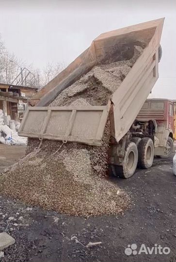 Щебень гравийный