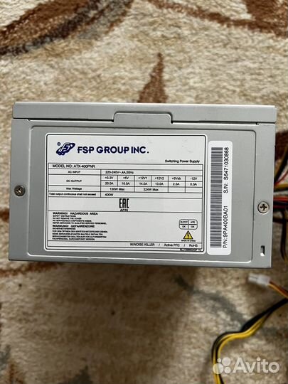 Блок питания для пк 400w