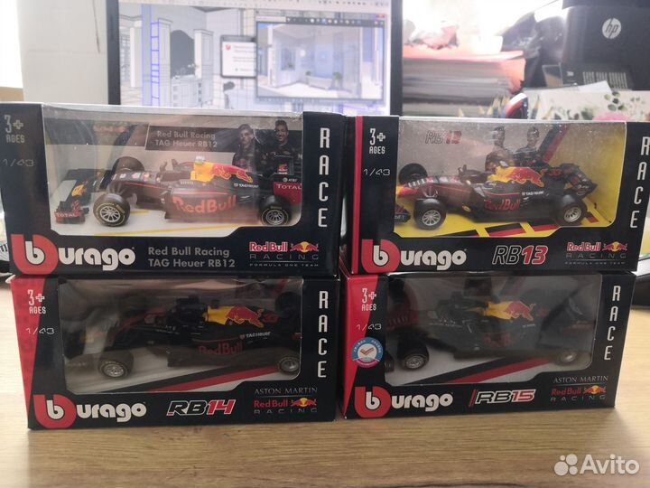 Модели formula 1 Red Bull 1 43 Bburago
