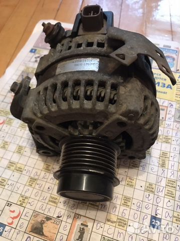 Генератор на toyota rav4 дв. 2,4 2008г.в