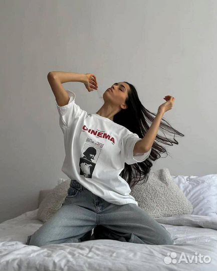 Футболка женская оверсайз