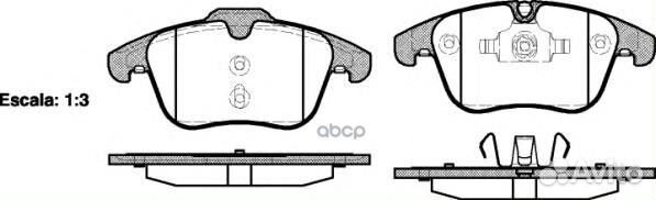1219 00 C2C27290 колодки дисковые п Ford Gal