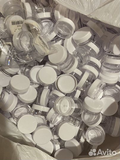 Баночка платиковая 3мл / помадница / бальзамница