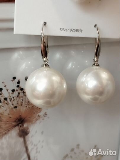 Серьги с жемчугом