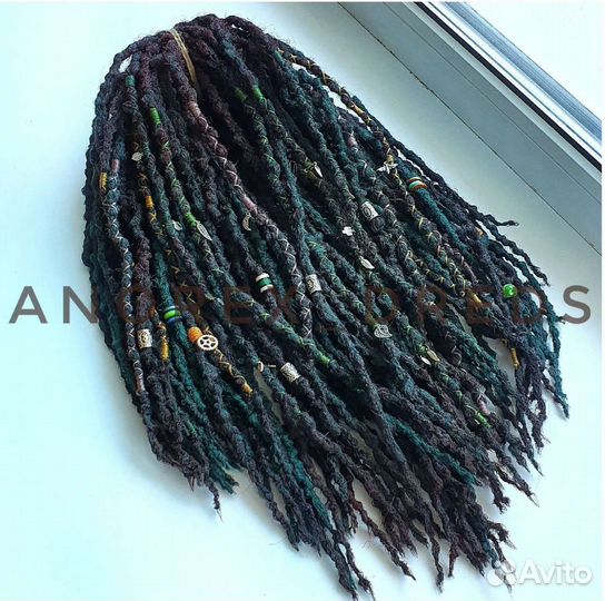 Д.Е. дреды с косами