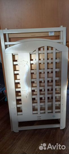 Кроватка 120на60 с 0 до 3-х лет