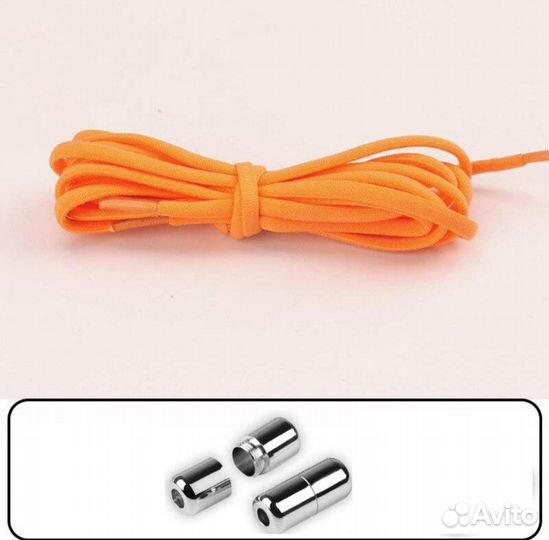 Шнурки для обуви новые с металлическими капсулами