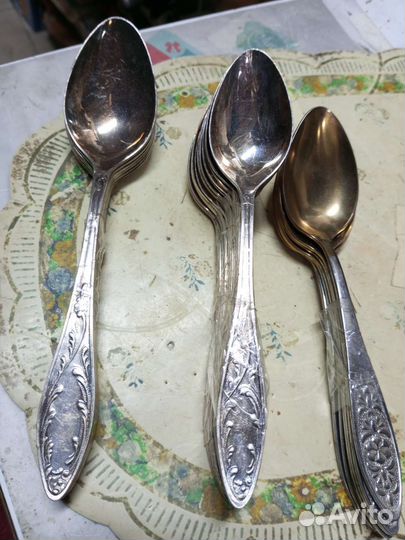 Новые ложки-мельхиор