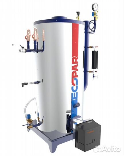 Паровой котел парогенератор 100 кг пара в час