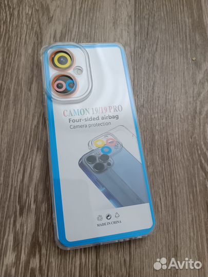 Силиконовый чехол на смартфон tecno camon 19 pro