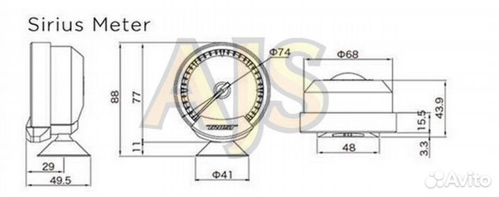 Датчик Greddy Sirius style boost