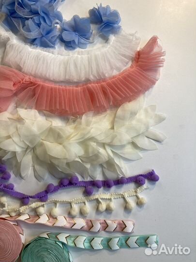 Рюши ленты текстильные