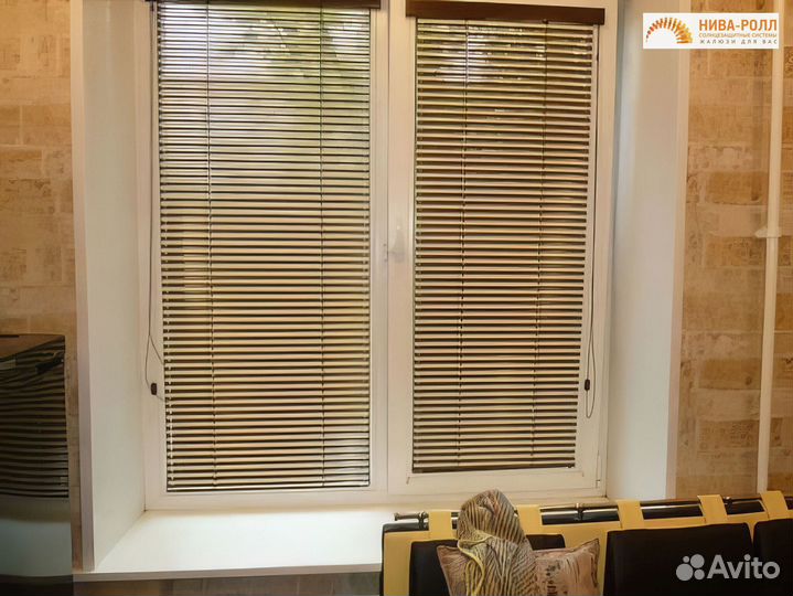 Деревянные жалюзи сосна бамбук