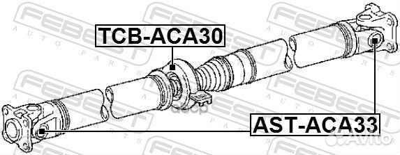 Крестовина карданной передачи astaca33 Febest