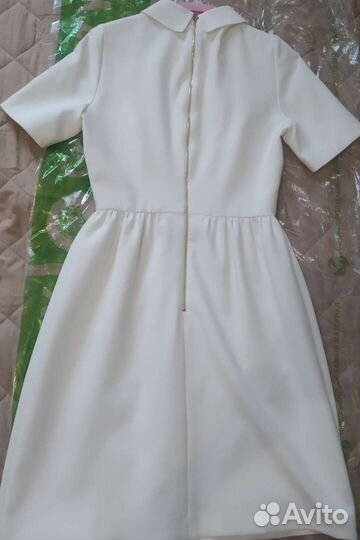 Белое коктейльное платье 42 44