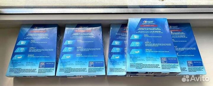 Полоски для отбеливания зубов Crest 3D Glamorous