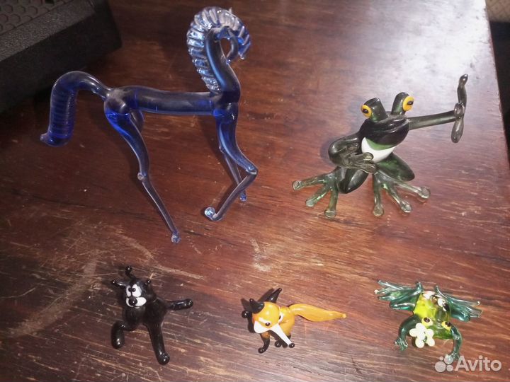 Фигурки из стекла(хрусталя)