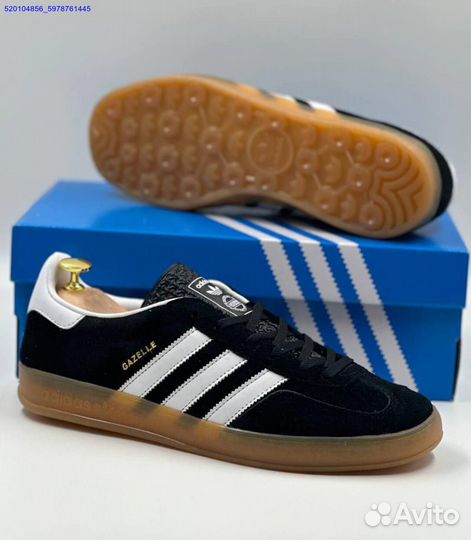 Кроссовки Adidas Gazelle Black (Арт.69009)