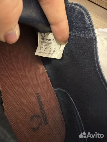 Кеды fred perry (39р)