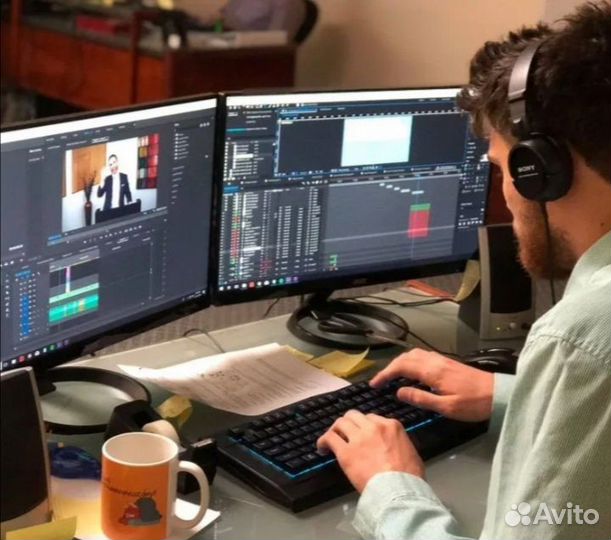 Видеомонтаж, 3д моделирование, 3д анимация