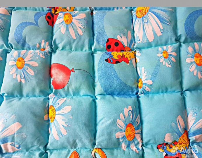 Детское одеяло ручной работы 