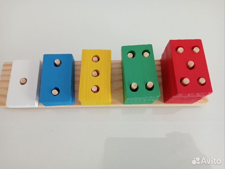 Деревянный сортер монтессори