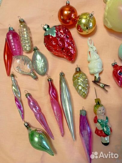 Елочные игрушки СССР