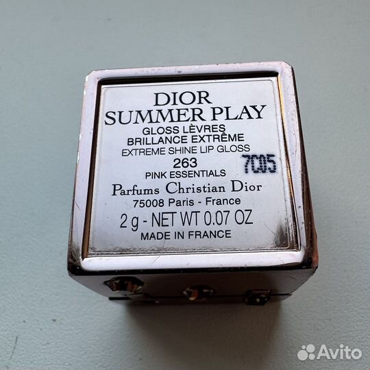 Dior блеск кубик 263