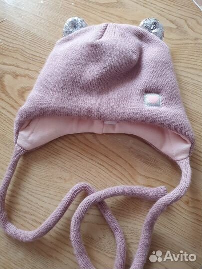 Шапка зимняя для девочки новая 42-46