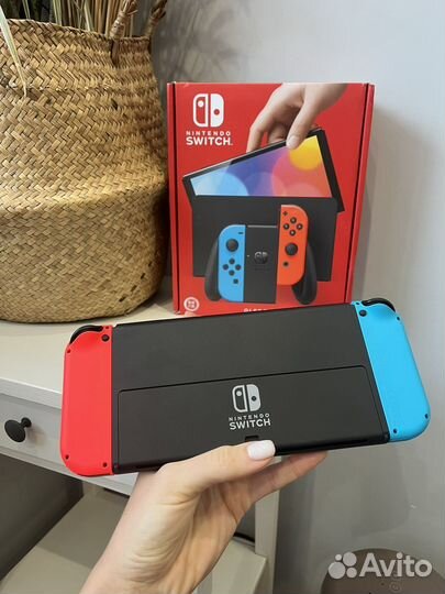 Nintendo switch oled прошитая новая 512