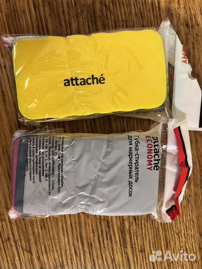 Губка-стиратель Attache для маркерных досок