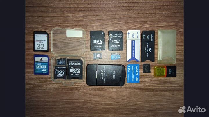 Карты памяти Microsd, SD, адаптеры