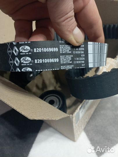 Комплект грм renault Logan/Duster/Megane 2 1.4/1.6