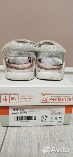 Босоножки biomecanics для девочки 27р