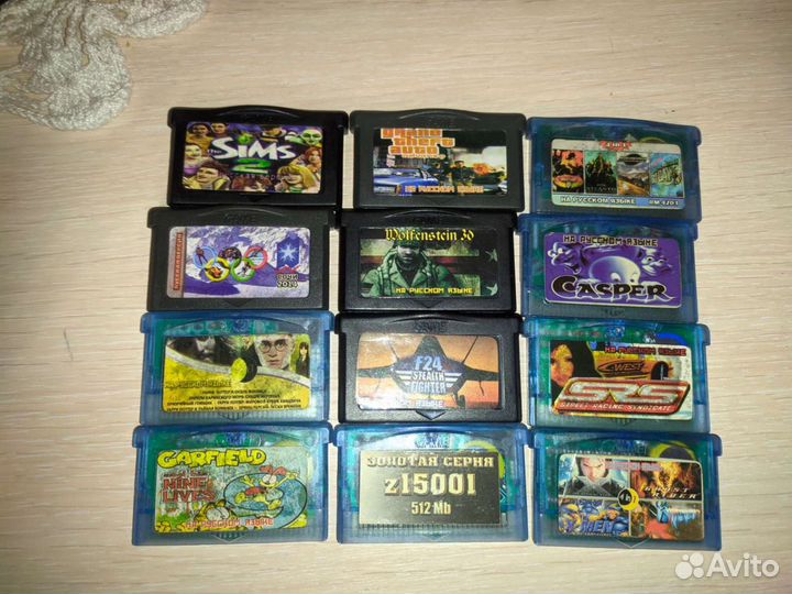 Картриджи для game boy