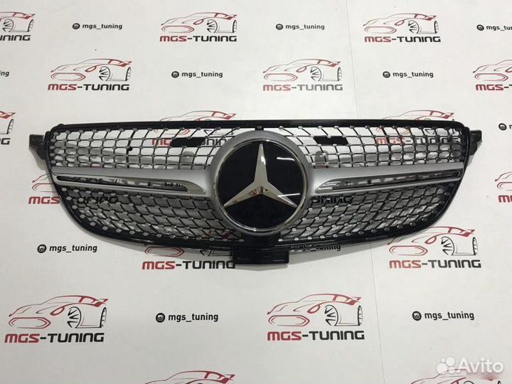 Решетка GLE-Coupe c292 Diamond Silver Дистроник