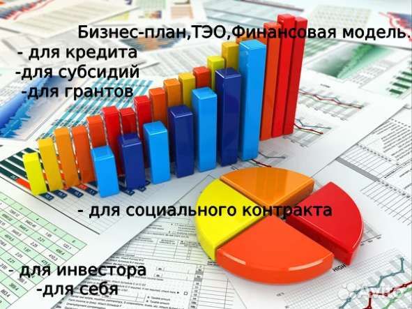 Бизнес-план, финансовая модель,тэо