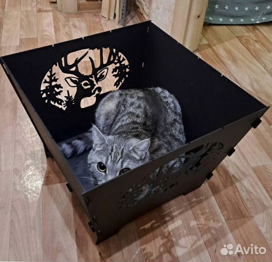 Костровая чаша с крышкой