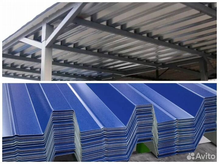 Профнастил оцинкованный / профлист / оптом