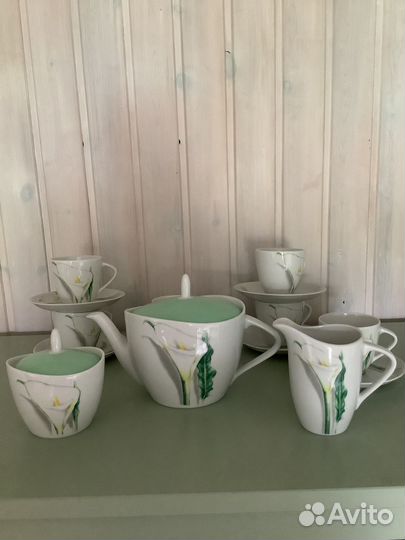 Сервиз чайный богемия чехия