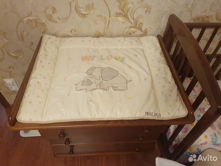Матрасик на пеленальный столик 65х75 malika