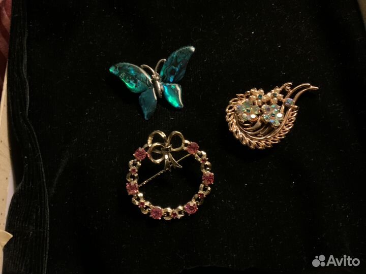 Винтажная брошь США