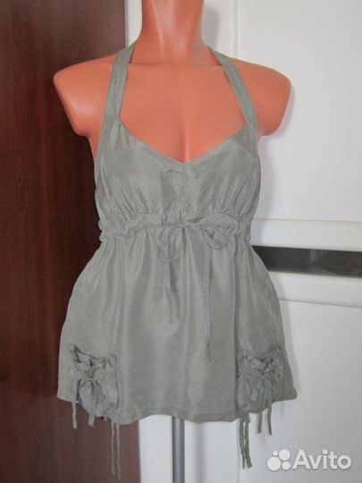 Шелковый топ Ted Baker 44 размер