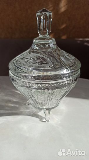 Конфетница хрустальная, СССР