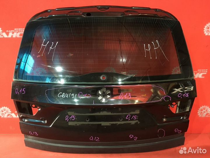 Дверь багажника Bmw X3 E83 SUV M54B25 (256S5) 2.5L