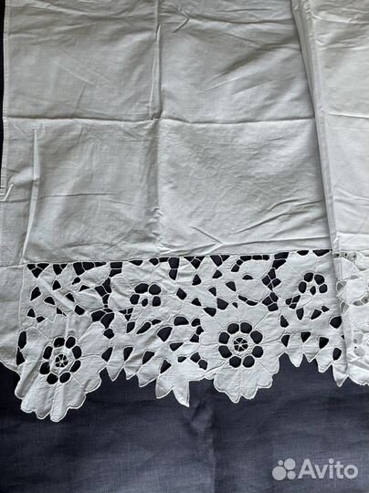 Подзоры, занавески винтажные старинные ришелье