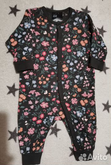Человечек/слип. H&M (Швеция) 1-2 месяца